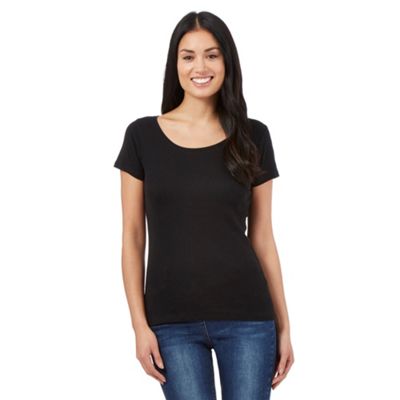 The Collection Black scoop neck t-shirt